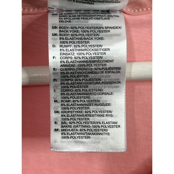 Adidas Pink Oversized Logo Tank Size Large Sleeveless Gym Top - Picture 5 of 14